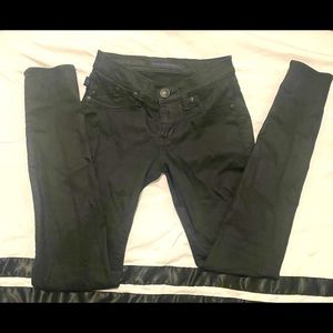 Rock & republic black jeggings size 0